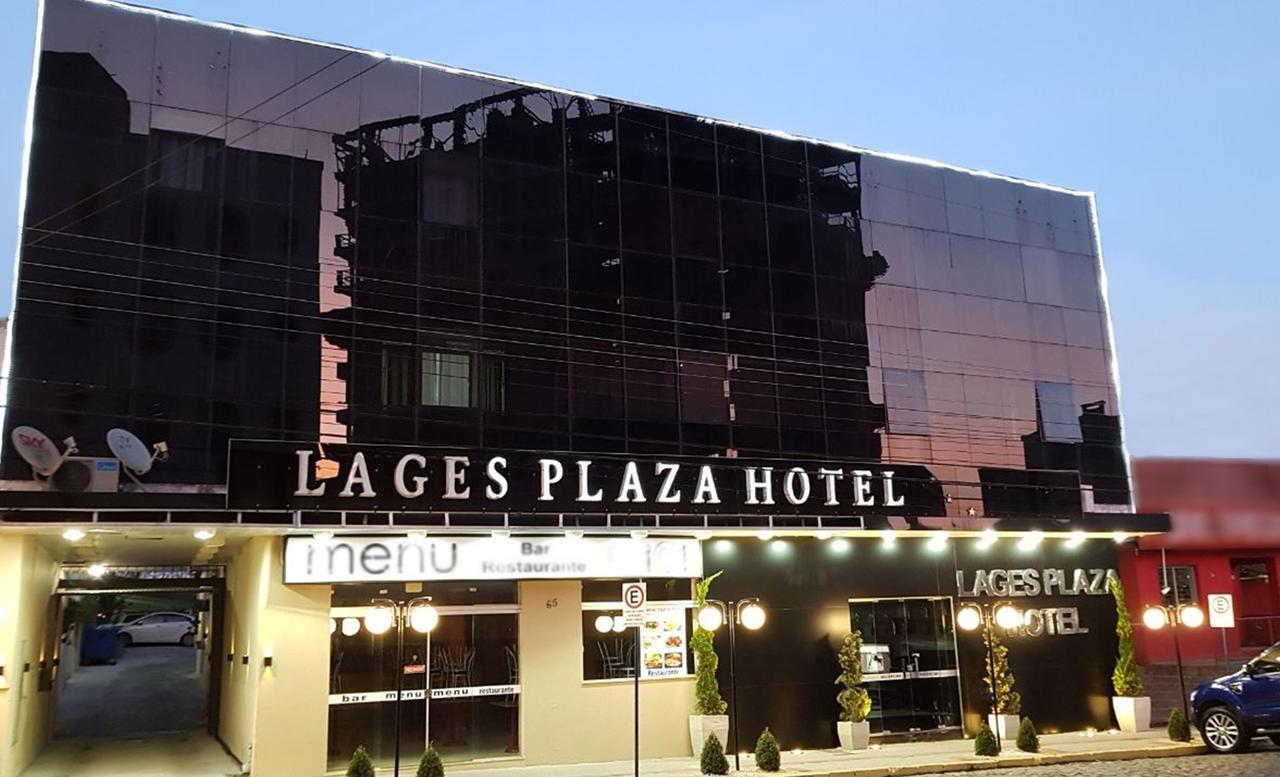 Lages Plaza Hotel Bagian luar foto