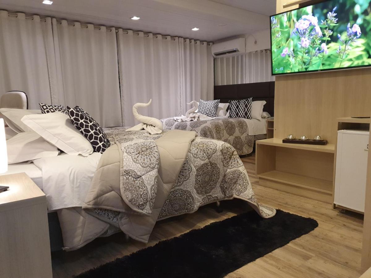 Lages Plaza Hotel Bagian luar foto